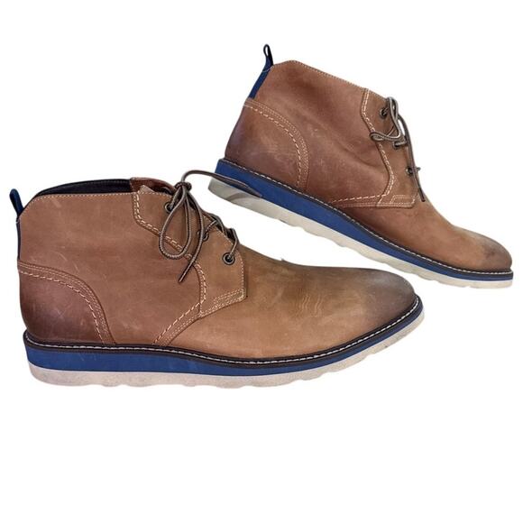 Flag LTD Men's Bryson Waterproof Leather Chukka Boots Nappa Glove Size 11M - Picture 1 of 9